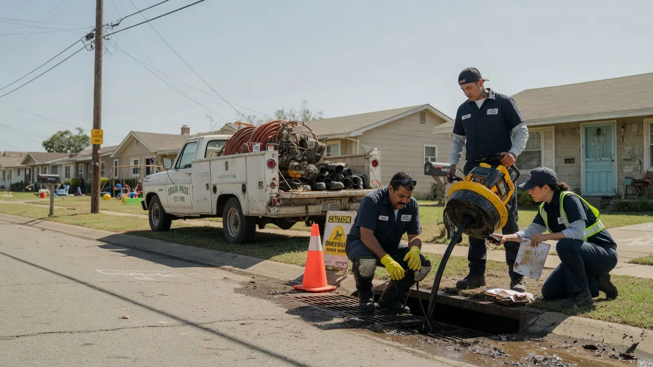 Drain Cleaning in Mullin, TX near me